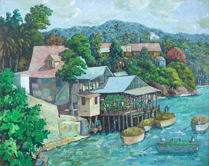 'Houses On Stilts With Fishermen'